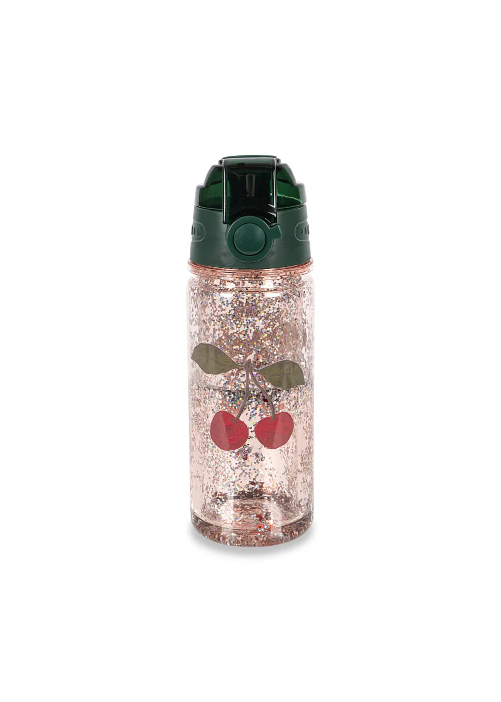 Konges Sløjd Glitter Drinking Bottle | Cherry