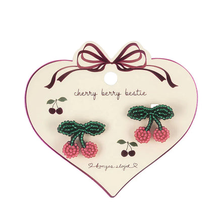 Konges Sløjd 2-Pack Hairclips Bow | Cherries