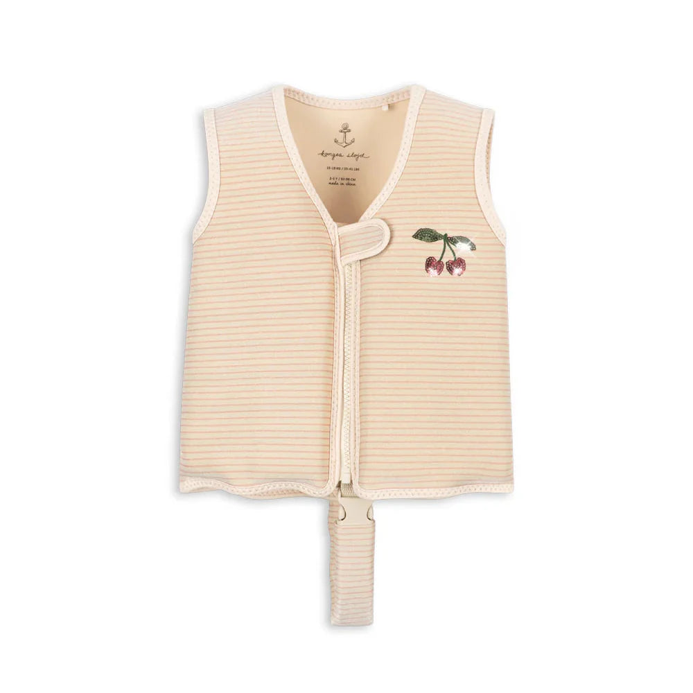 Konges Sløjd Life Jacket | Cherry Rose Stripe