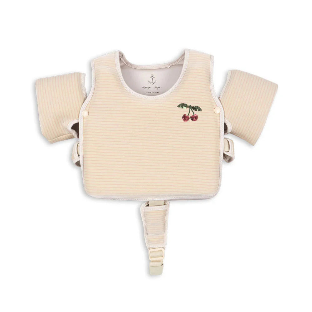 Konges Sløjd Hollis Puddle Jumper Life Jacket with Armbands | Rose Stripe