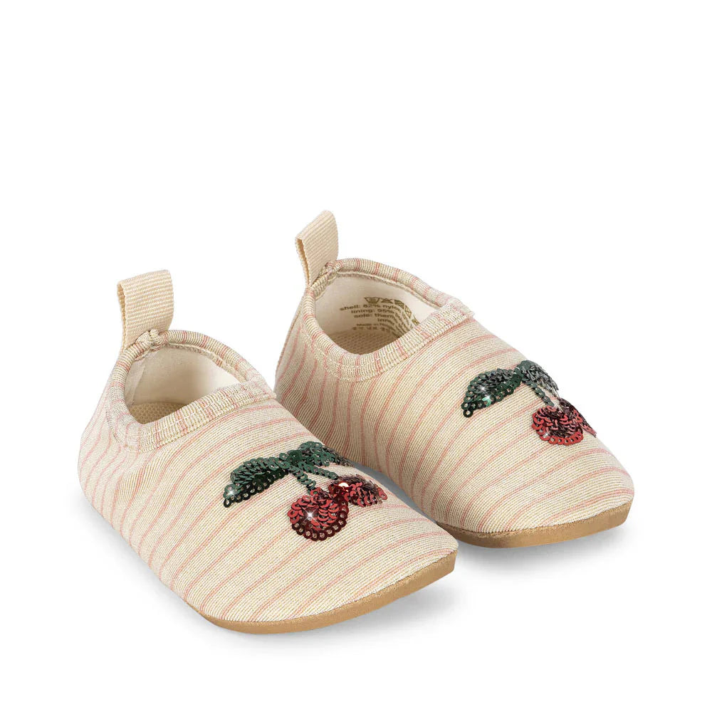 Konges Sløjd Swimming Shoes Jade | Rose Stripe