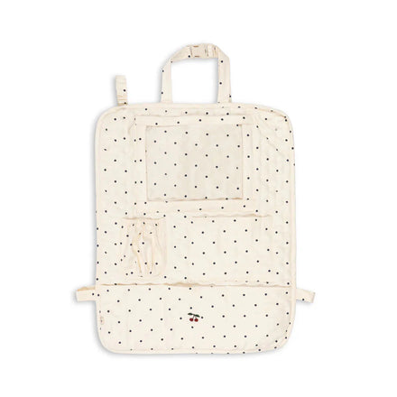Konges Sløjd Car Seat Organizer | Navy Dot