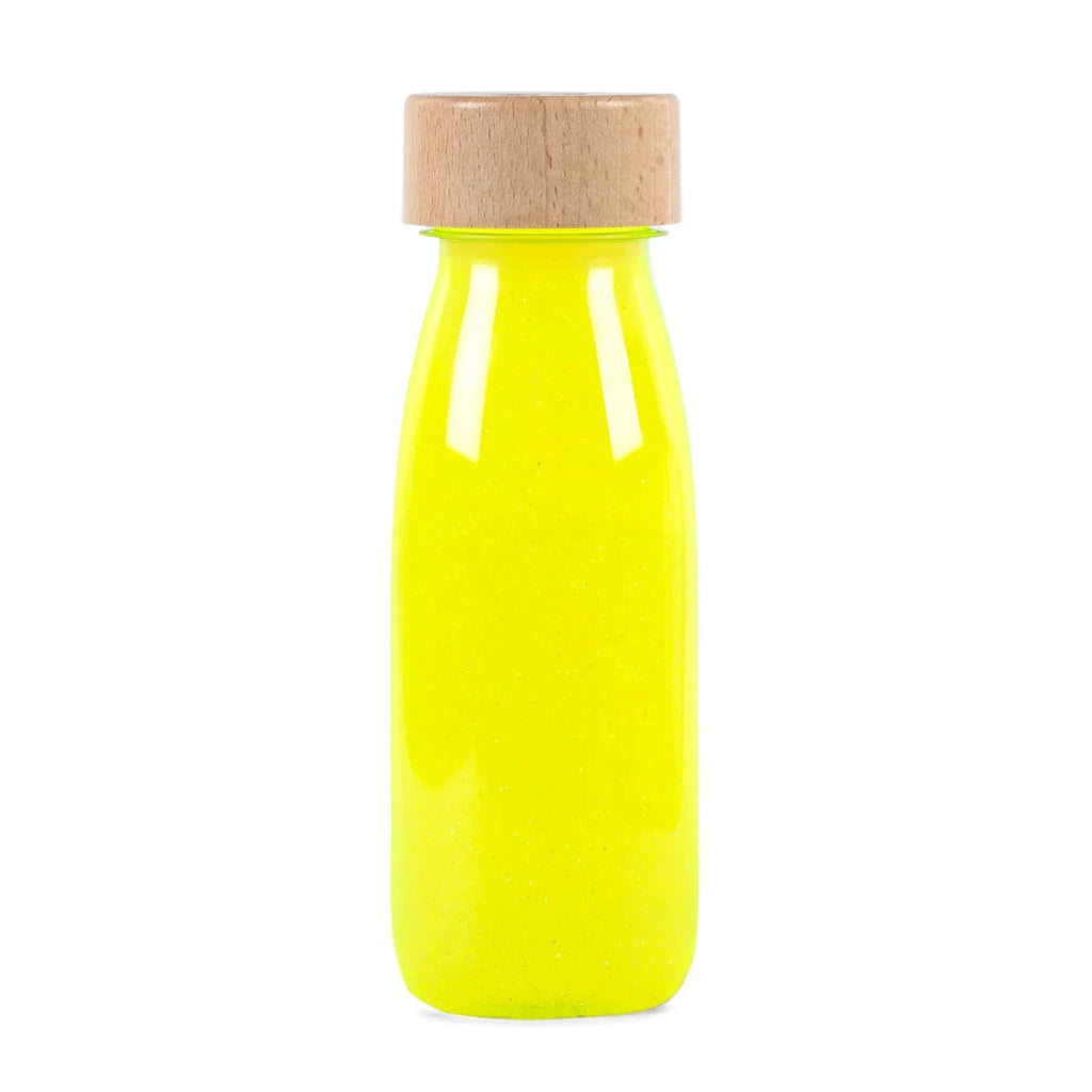 Petit Boum Sensorische fles Fluo Geel