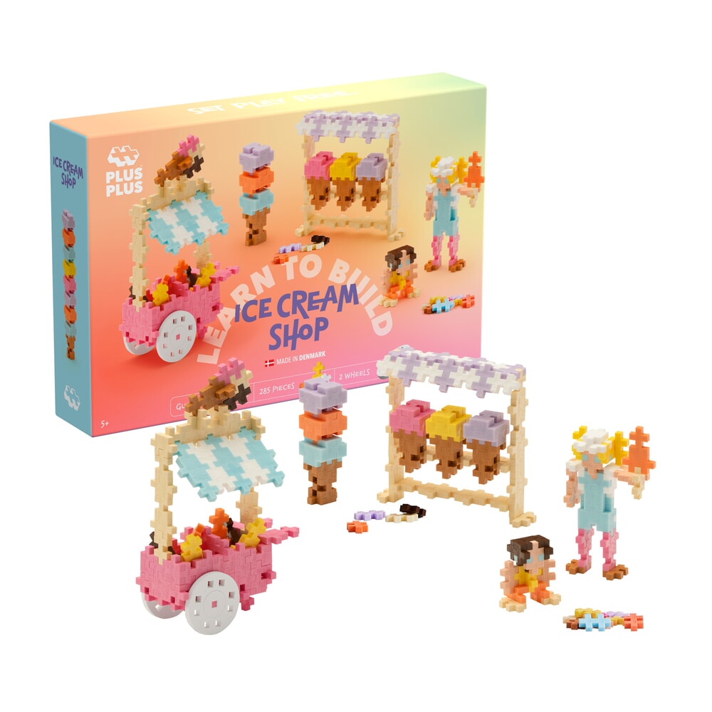 Plus Plus Learn To Build | Ice Cream Shop