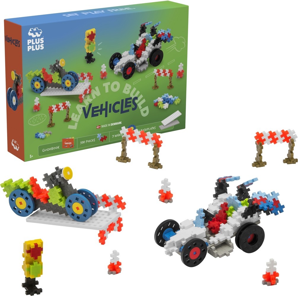 Plus Plus Learn To Build | Vehicles