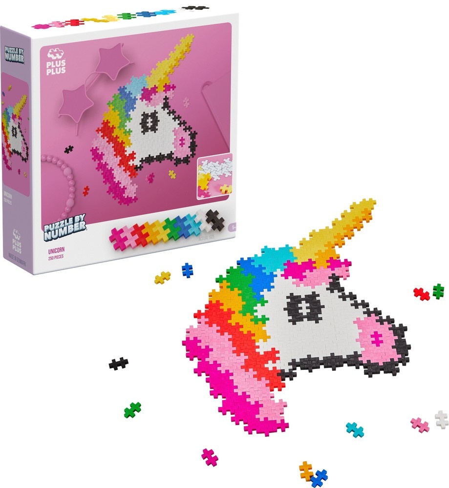 Plus Plus Puzzle By Number | Unicorn