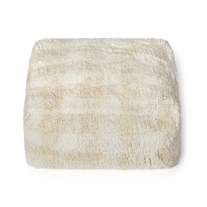 Lorena Canals Pouffe Vichy Ivory