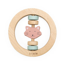 Trixie Wooden Round Rattle | Mrs. Cat