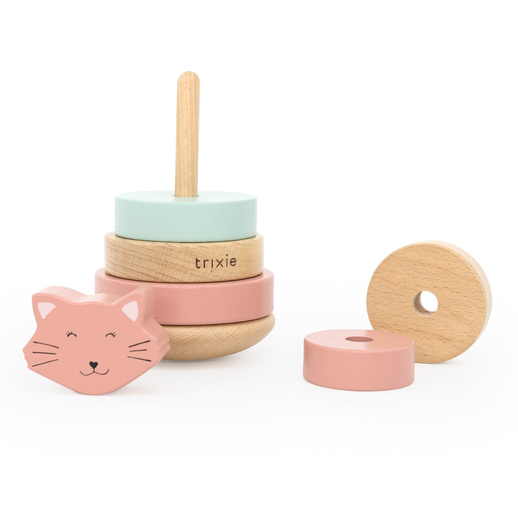 Trixie Wooden Stack Toy | Mrs. Cat