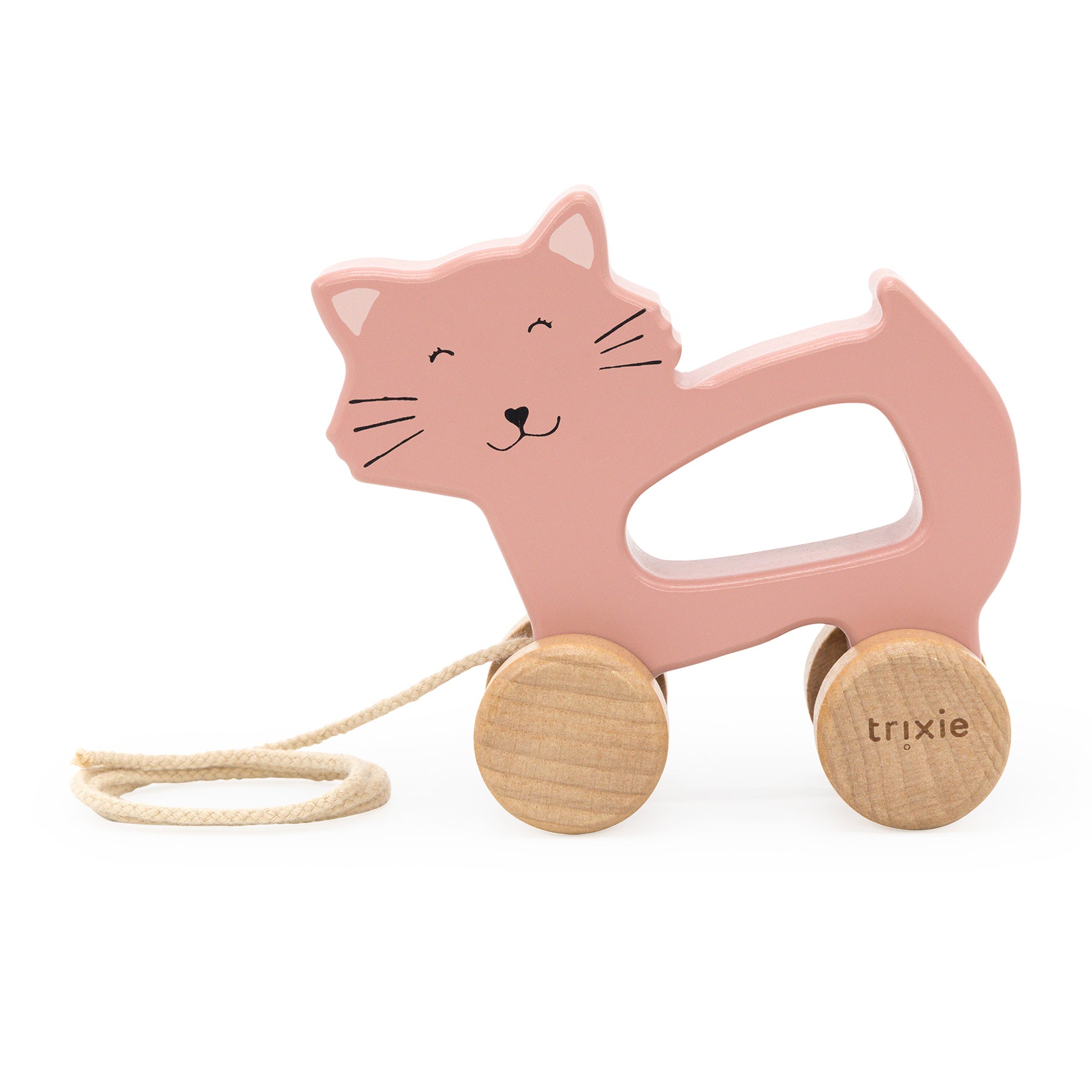 Trixie Wooden Pull Toy | Mrs. Cat