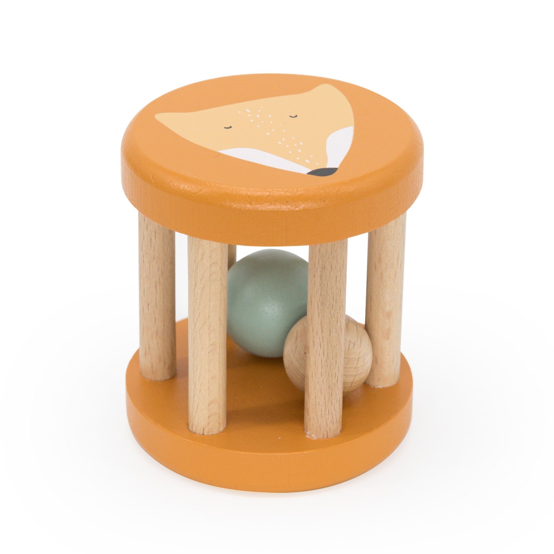 Trixie Wooden Rolling Rattle | Mr. Fox