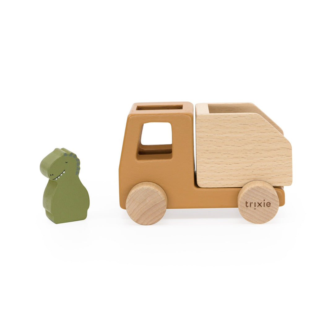 Trixie Wooden Construction Vehicles Playset | Animals