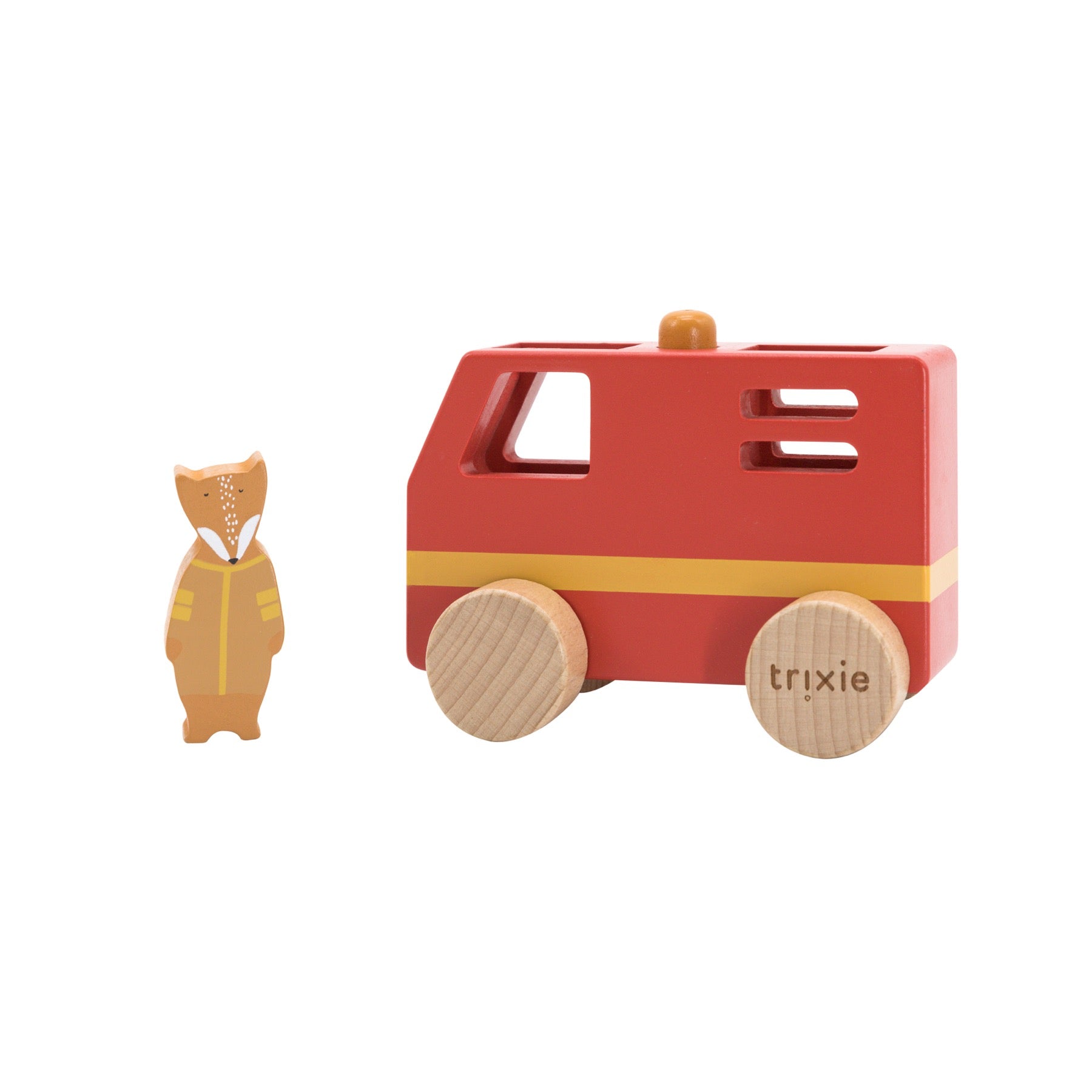 Trixie Wooden Fire Truck | Small