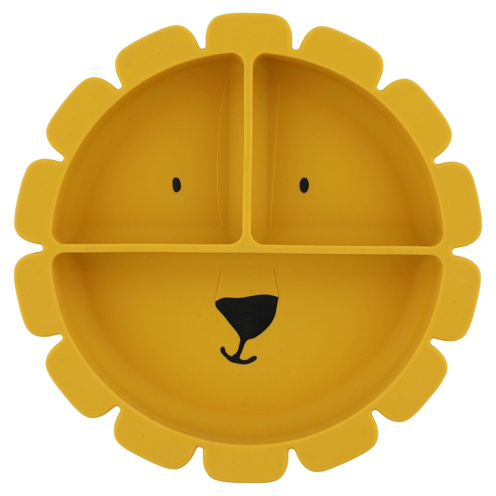 Trixie Silicone Plate with Suction Cup and Dividers | Mr. Lion