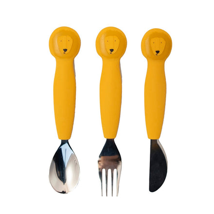 Trixie Silicone Cutlery Set 3-Pack | Mr. Lion