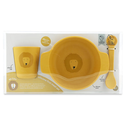 Trixie Silicone First Meal Set Dining Set | Mr. Lion