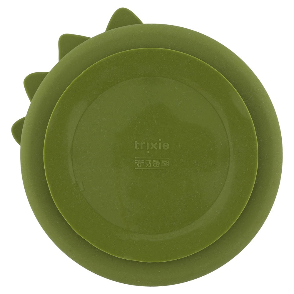 Trixie Silicone Plate with Suction Cup and Dividers | Mr. Dino