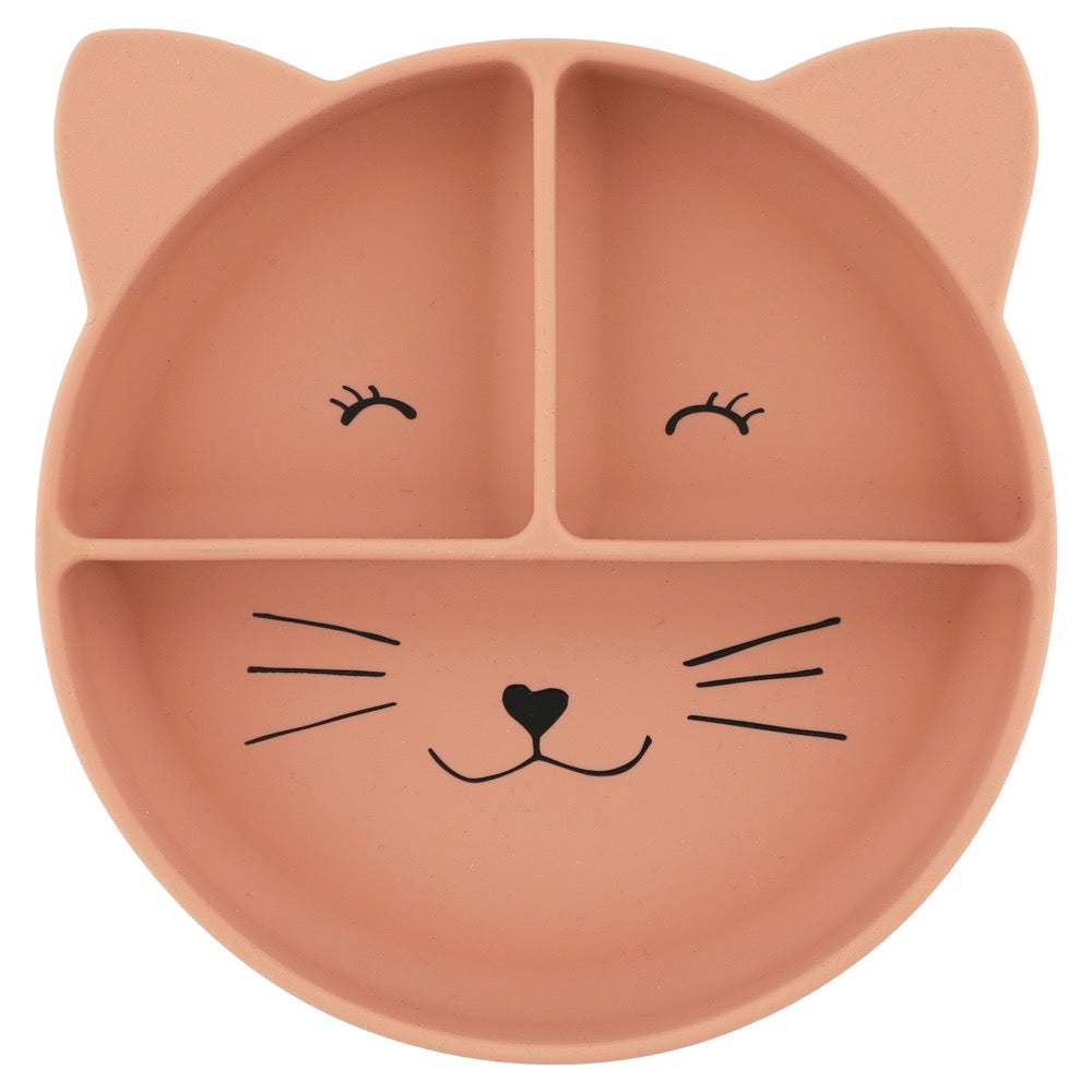 Trixie Silicone Plate with Suction Cup and Dividers | Mrs. Cat