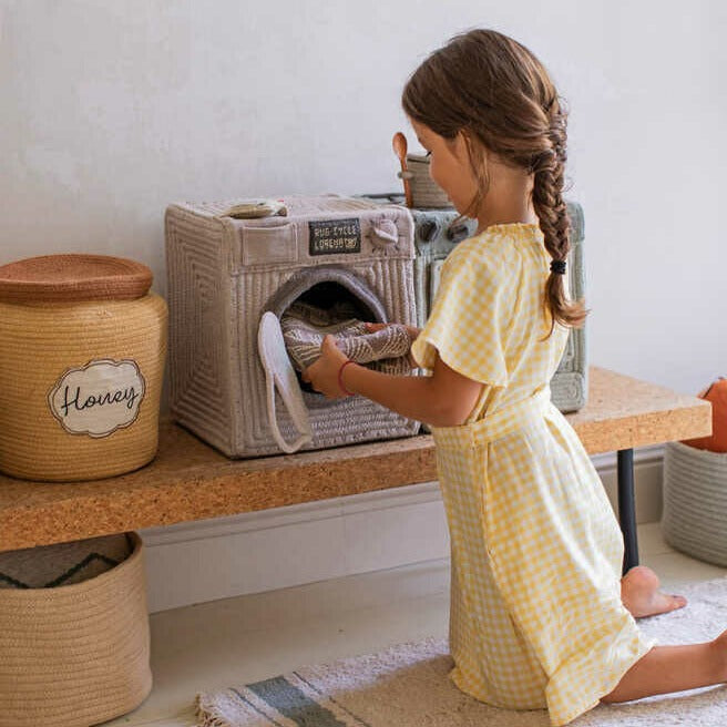 Lorena Canals Storage basket Washing machine | Play Basket Washing Machine