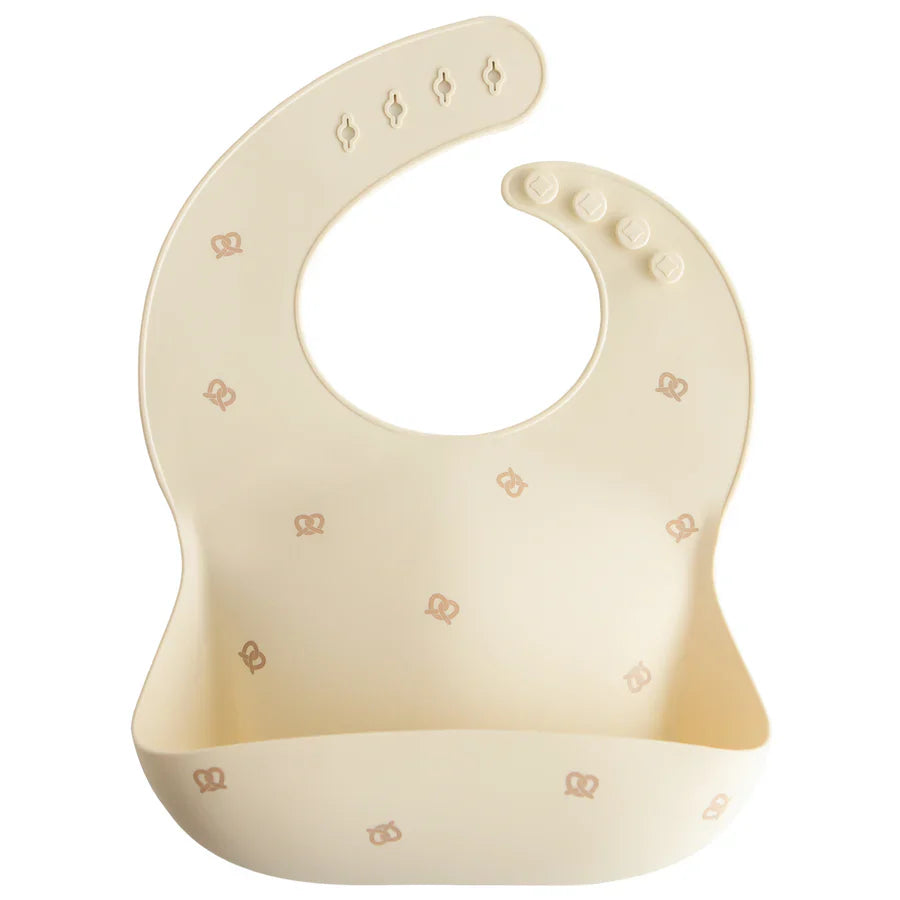 Mushie Bibs Siliconen Slab | Pretzel