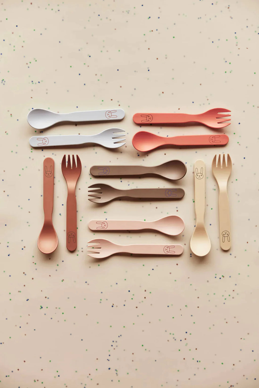 OYOY Silicone Cutlery Set 2 | Apricot