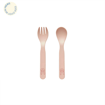 OYOY Silicone Cutlery Set 2 | Rose