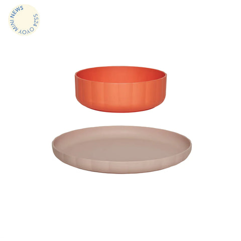 OYOY Living board and Bowl | Rose /Apricot