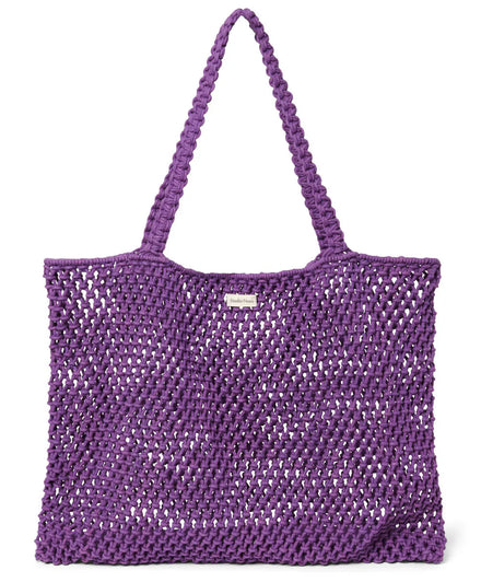 Studio Noos Mom Bag | Purple Macrame