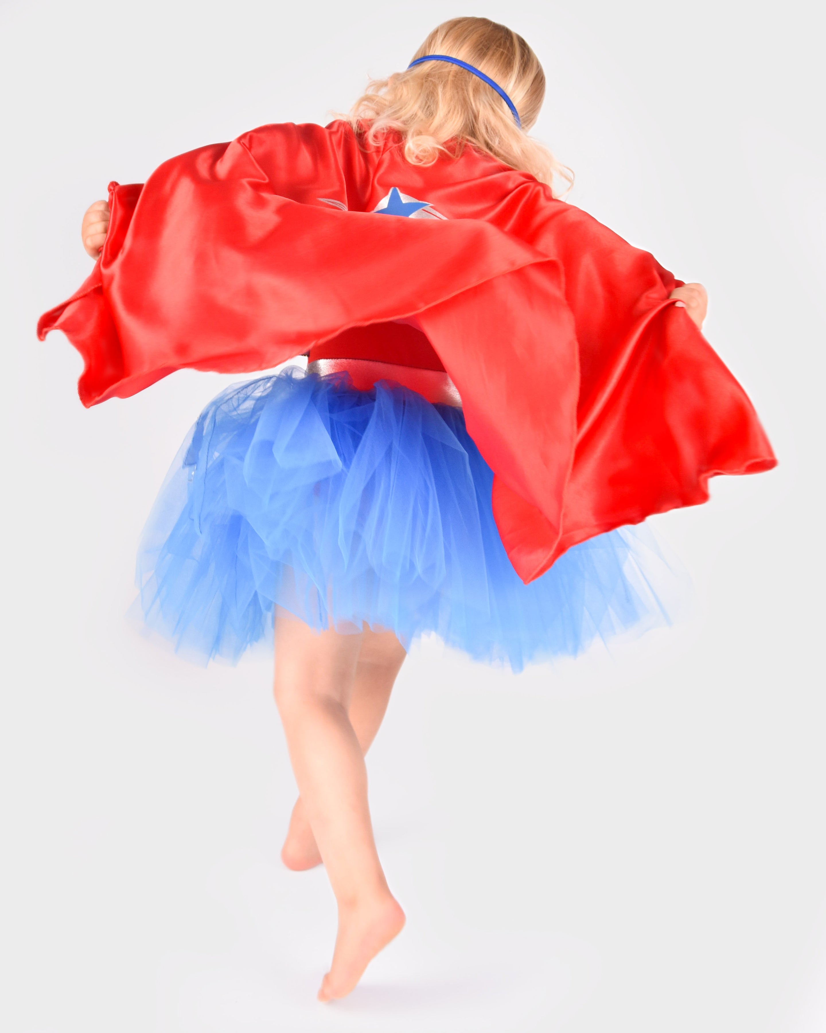 Den Goda Fen Dress Super Hero | 4-6Y