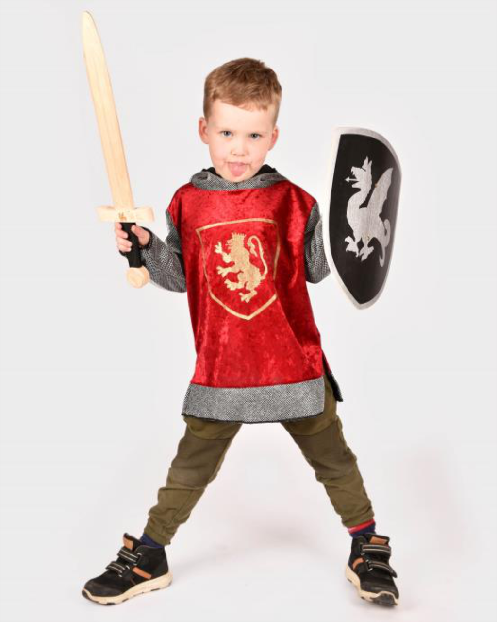 Den Goda Fen dressed suit Knight | 2-4Y