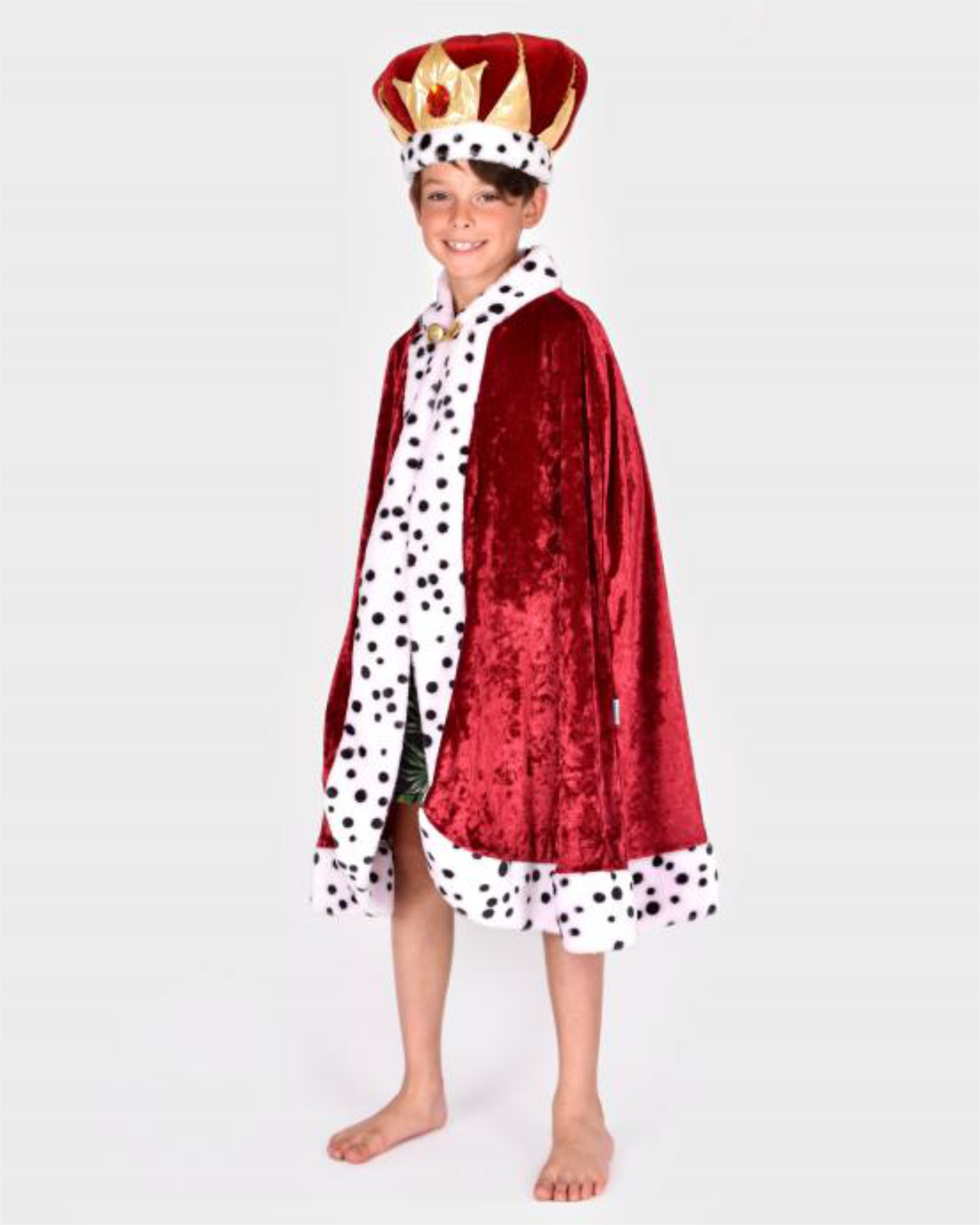 Den Goda Fen Dressup suit Cape King | 4-8Y