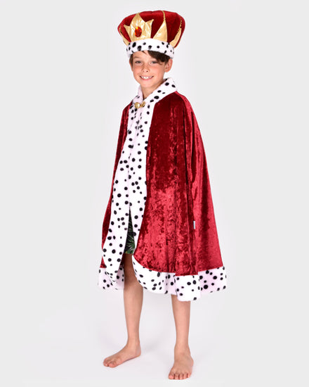 Den Goda Fen Dressup suit Cape King | 4-8Y