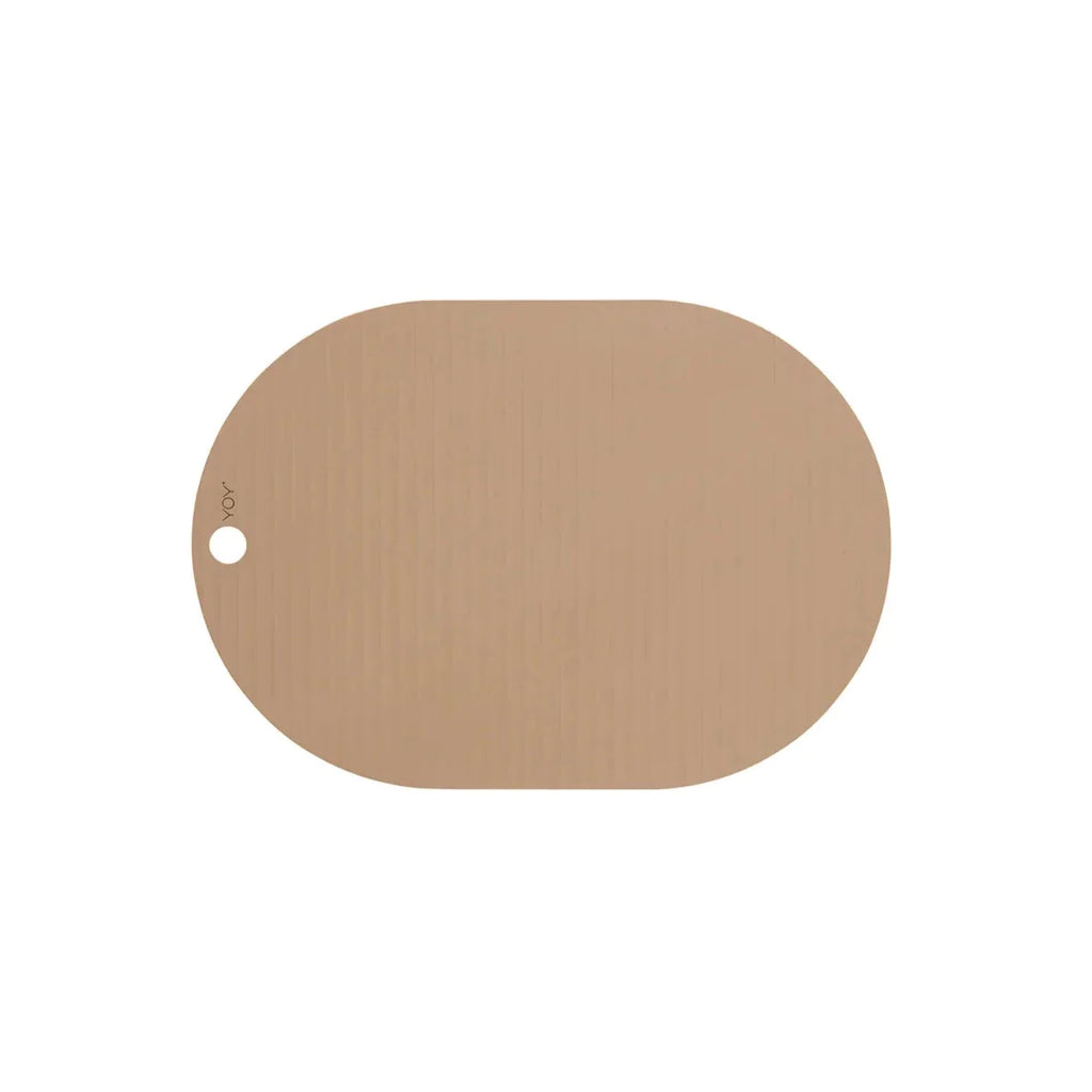 OYOY Silicone Set 2 Placemats Ribbo | Camel