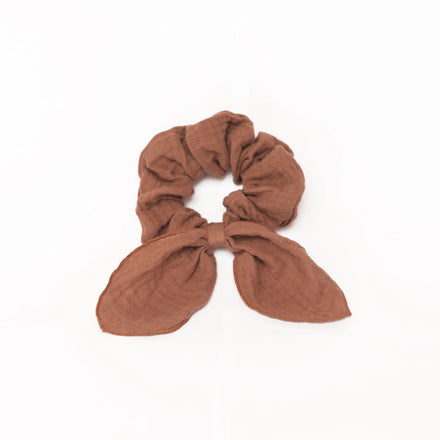 Mrs. Ertha Bow Scrunchie | Rusted