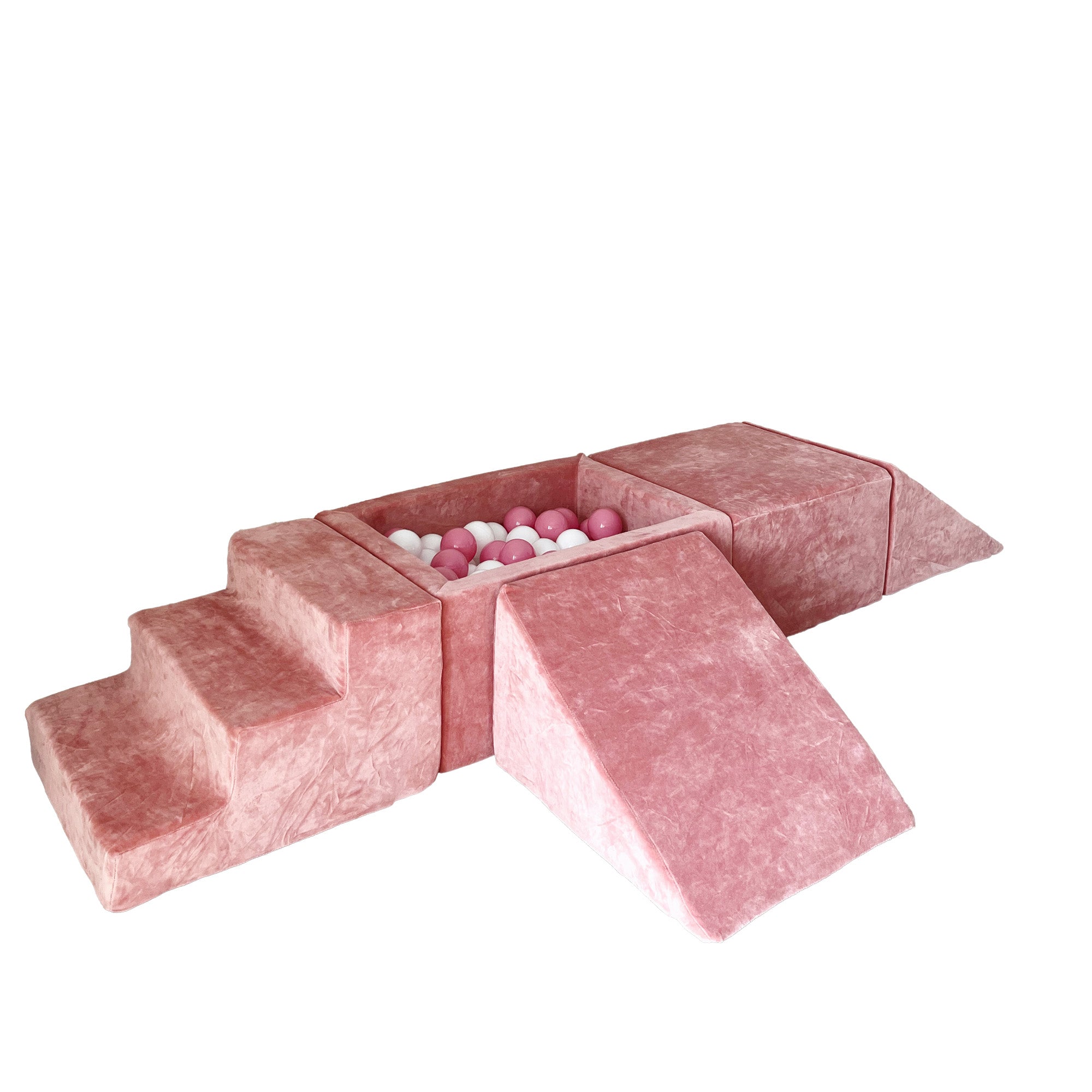 Moje Ball Pool & Playset Elements 4pcs Soft Velvet | Raspberry Pink