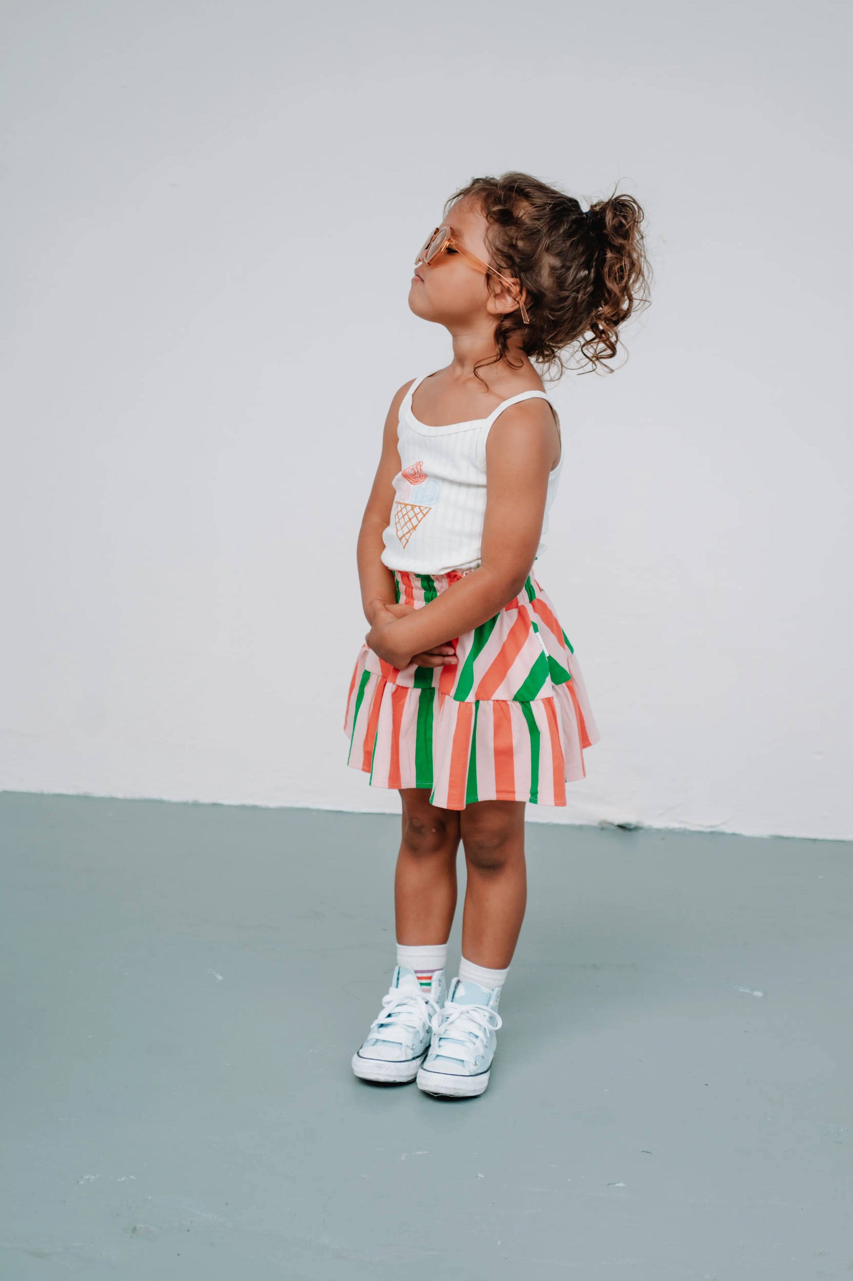 Sproet & Sprout Strap Top | Girls Ice Cream