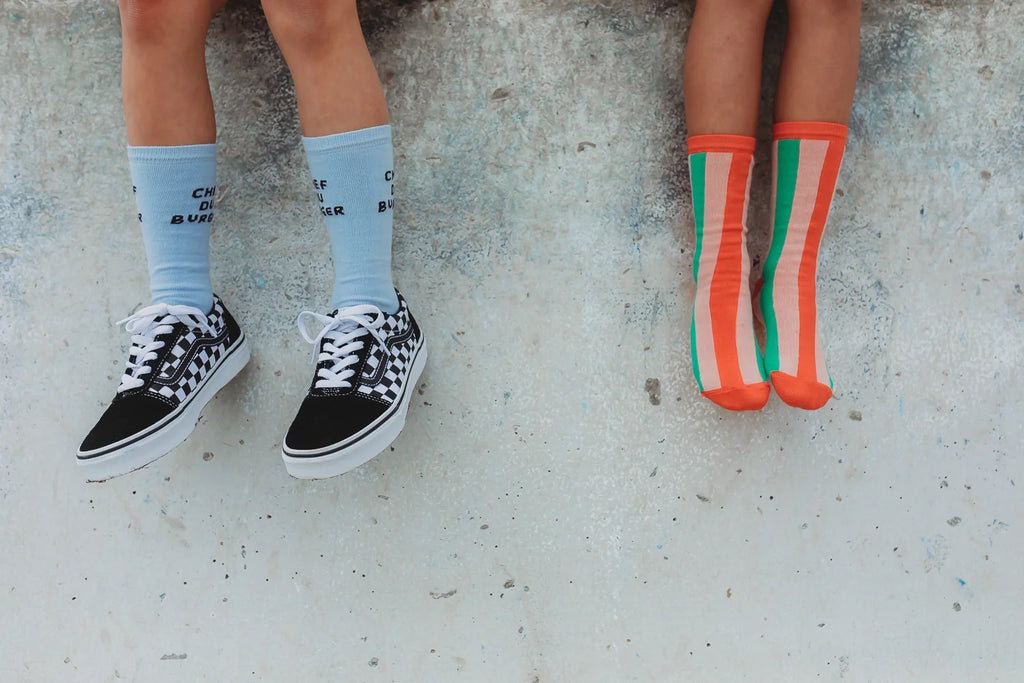 Sproet & Sprout stockings | Stripe Blossom