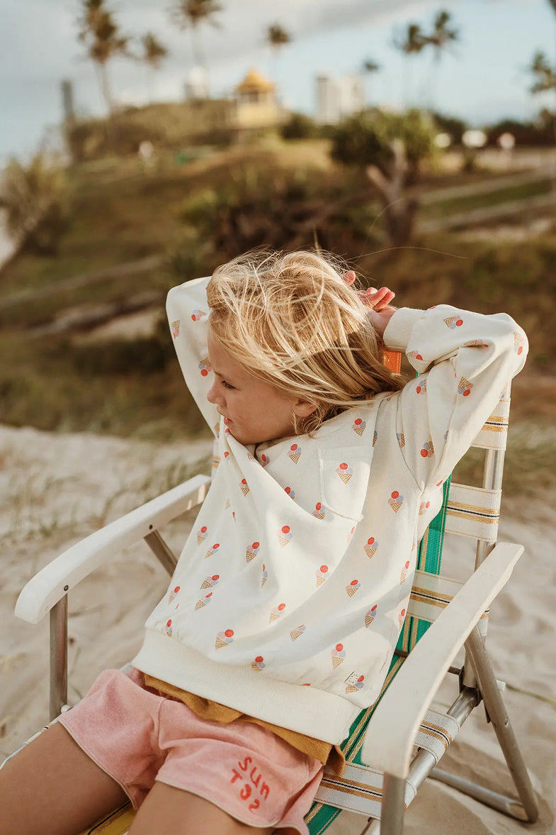 Sprout & Sprout Sweatshirt | Pocket Ice Cream Print