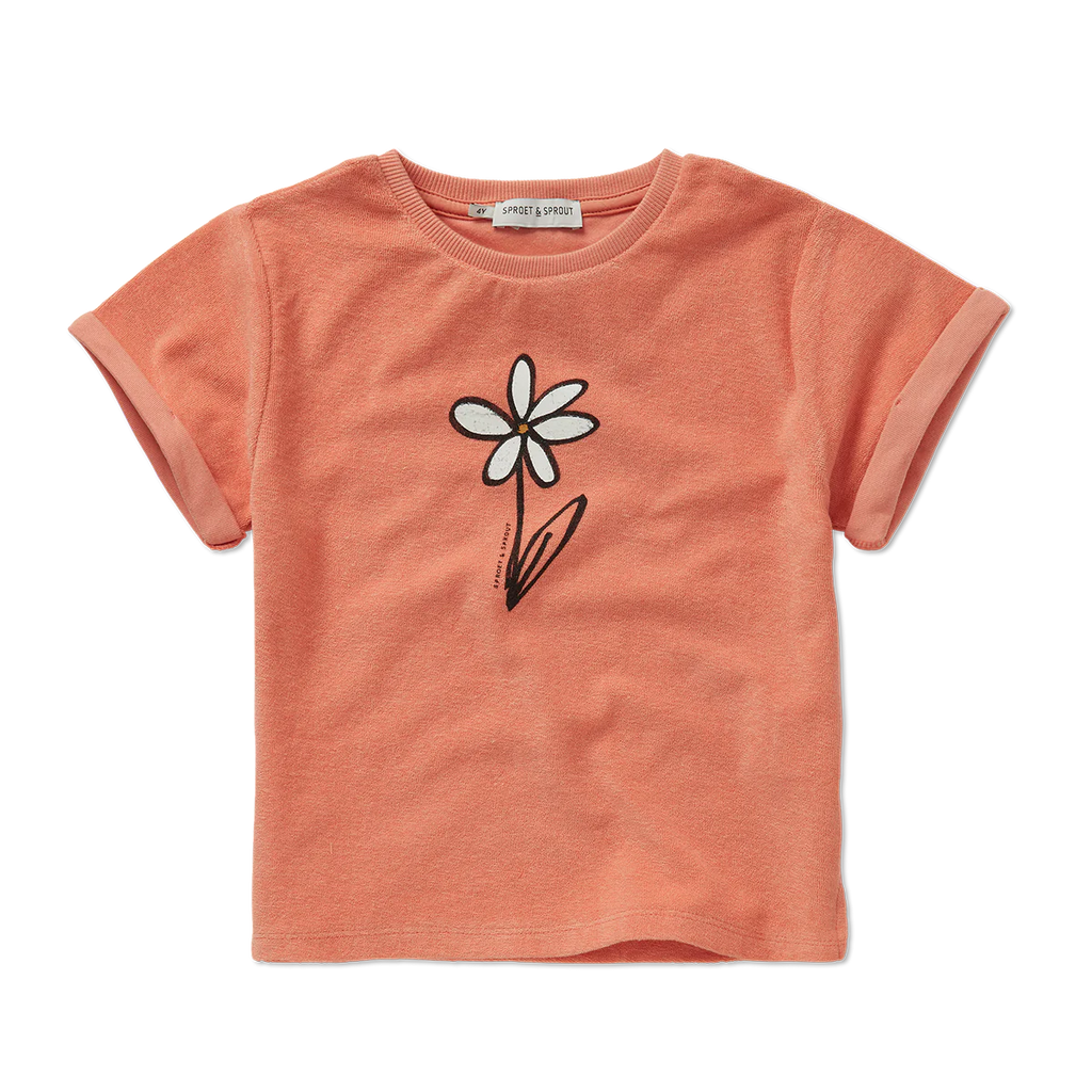 Freckle & Sprout Terry T-Shirt Daisy | Blush