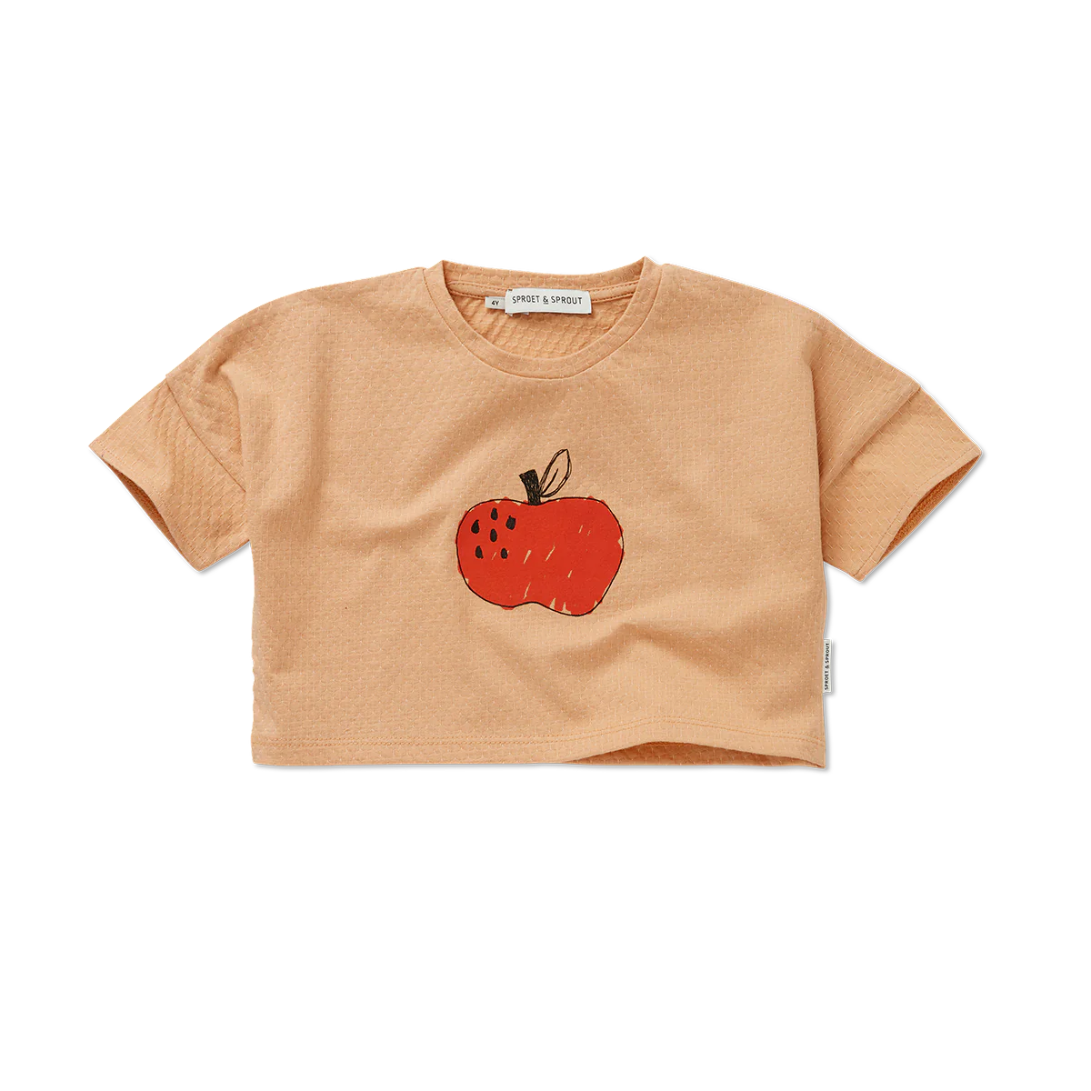 Freckle & Sprout Cropped T-Shirt Apple | Nectarine