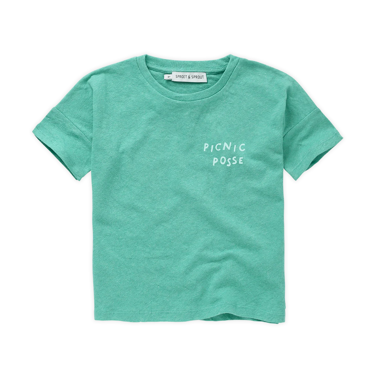 Freckle & Sprout Linen T-Shirt Botanical Green | Botanical Green