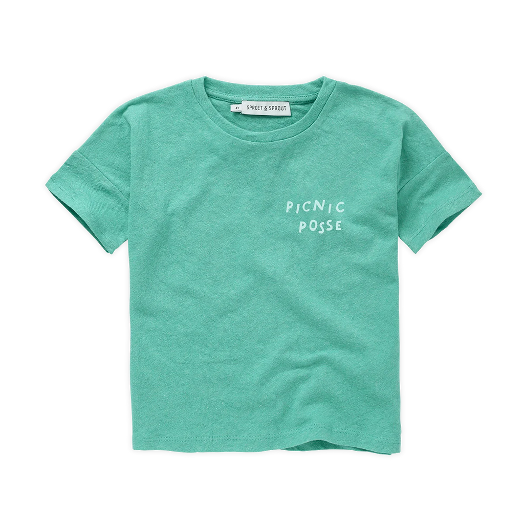 Freckle & Sprout Linen T-Shirt Botanical Green | Botanical Green