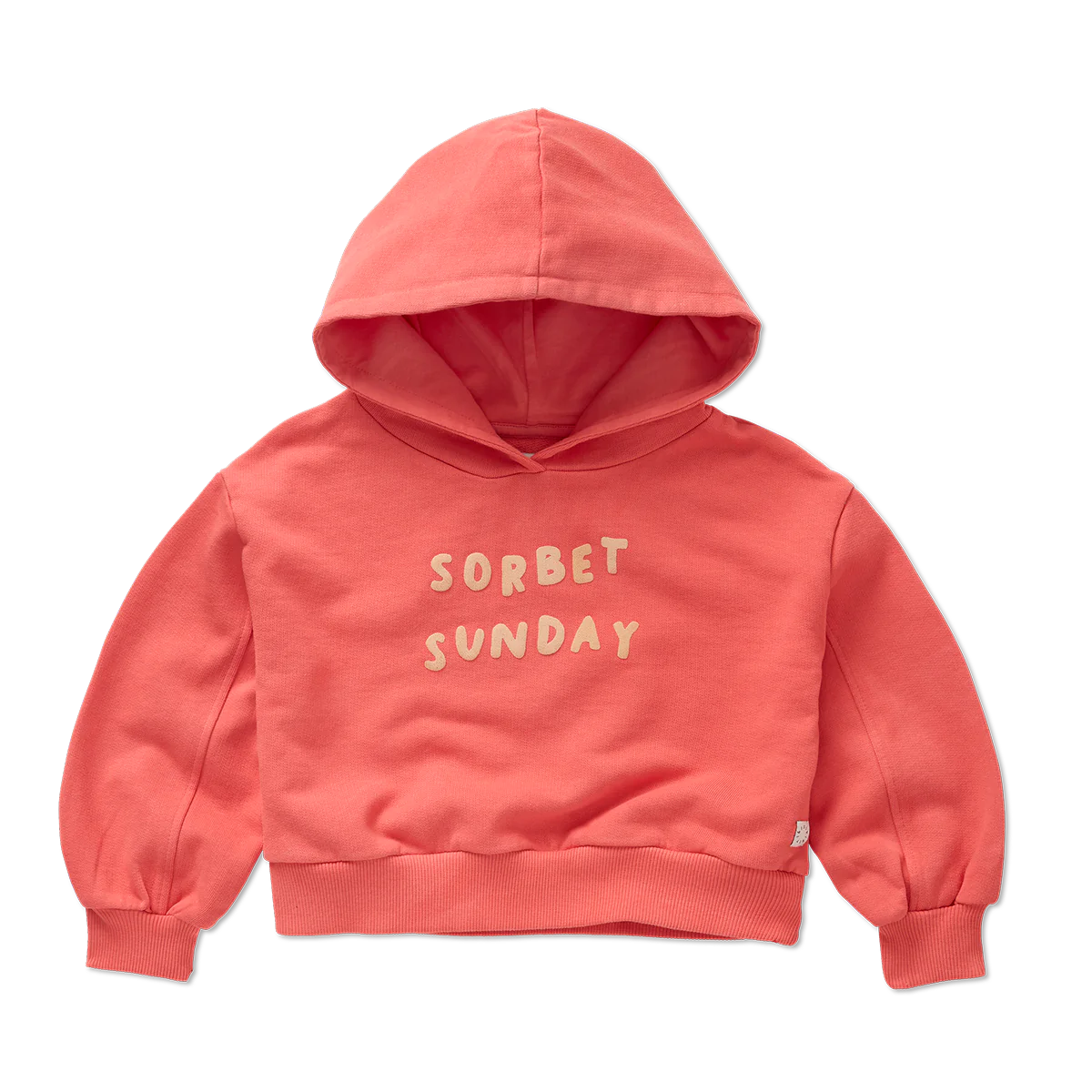 Freckle & Sprout Cropped Hooded Sweatshirt | Rose Petal