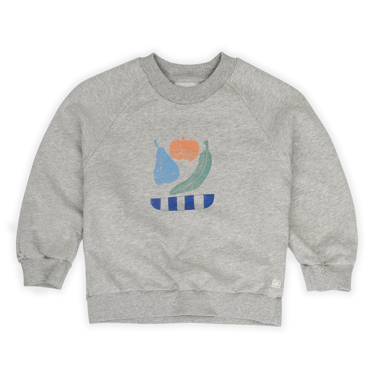 Freckle & Sprout Raglan Sweatshirt Fruit | Gray Melee