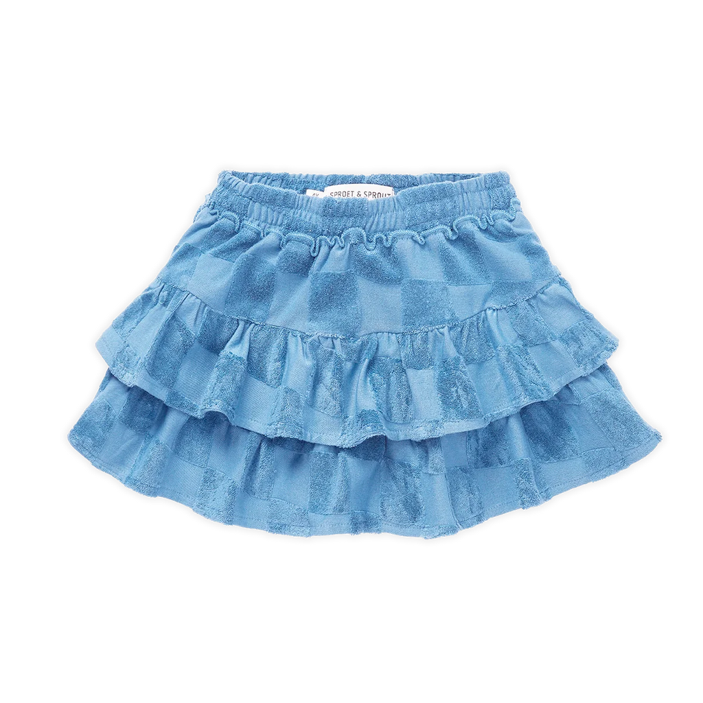 Freckle & Sprout Skirt Terry Blocks | Breezy Blue