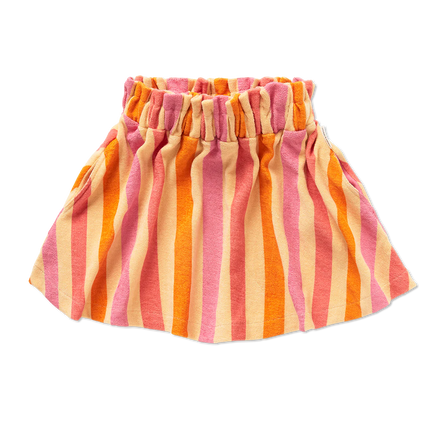 Sproet & Sprout Paperbag Skirt Striped | Nectarine