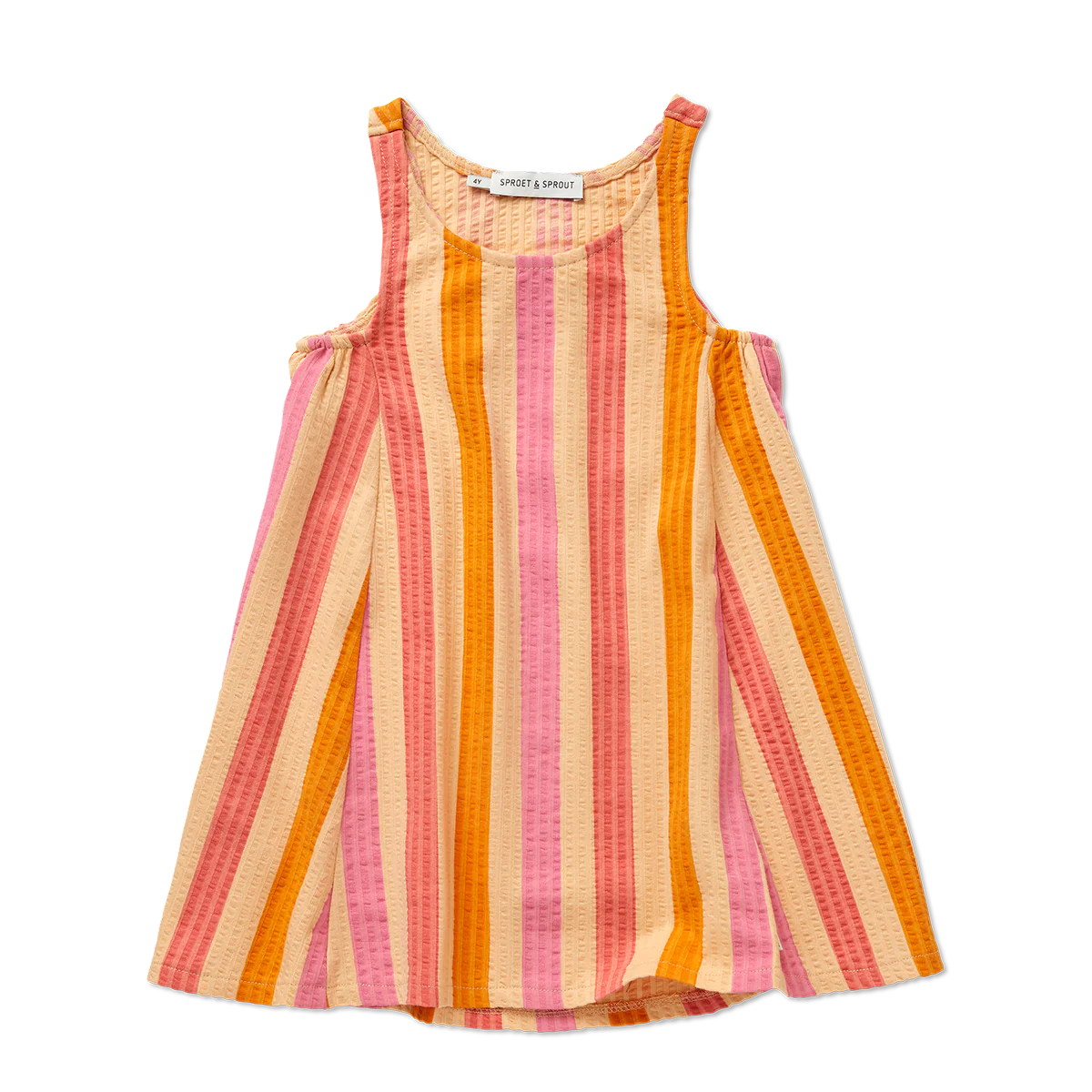 Freckle & Sprout Sleeveless Dress Striped | Nectarine