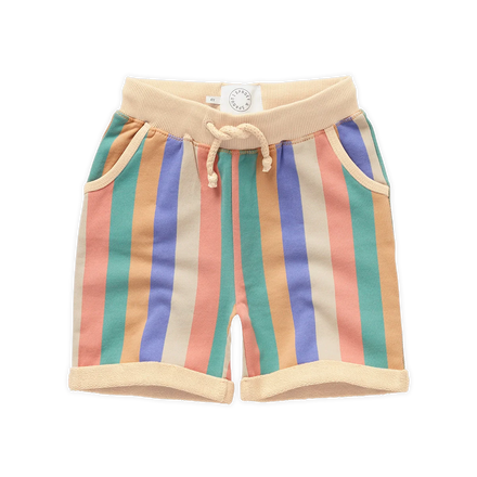 Freckle & Sprout Short Multi Color Striped | Nectarine