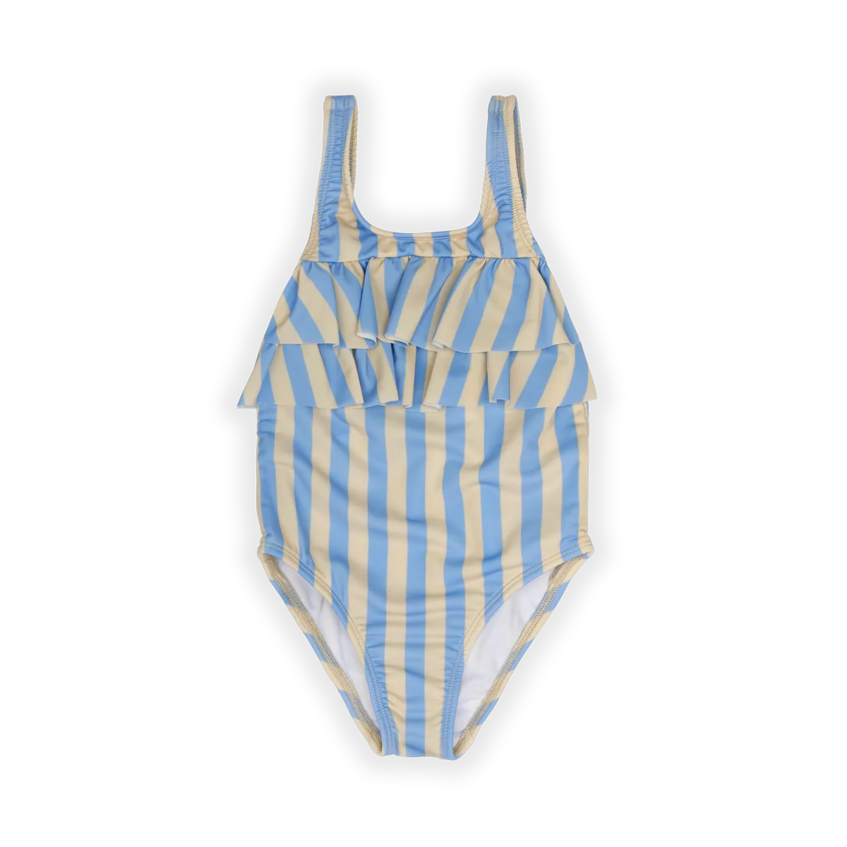 Freckle & Sprout Swimsuit Chest Ruffle Striped | Sesame