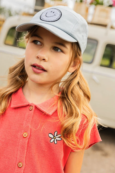 Freckle & Sprout Terry Blouse Girls | Rose Petal